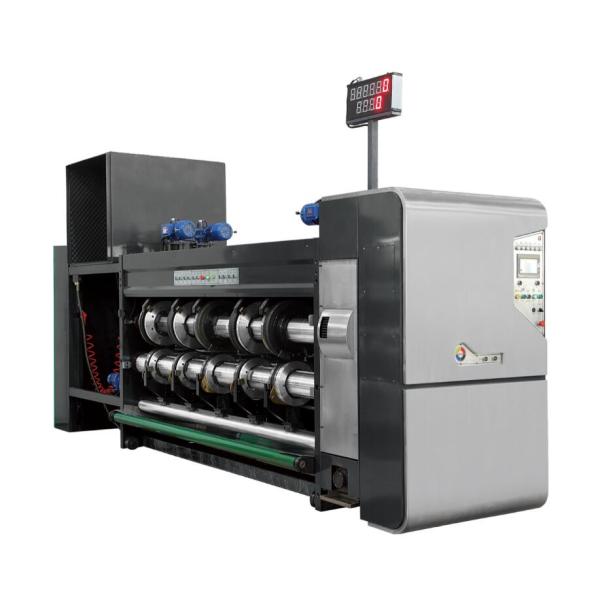 Min Flexo Folder Gluer 380V 900x2000mm Paper Carton Box Making Machine