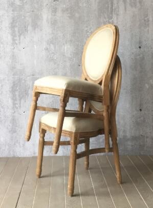 solid oak french style dining chairs,stack dining chair, fabricWooden frame leather dining chair,desk chair CH-014