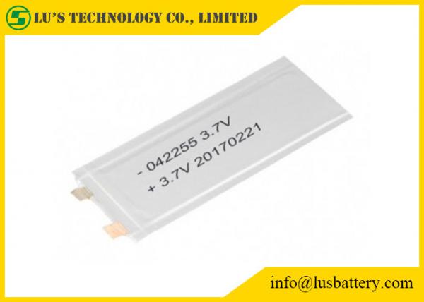 Buy LP042255 Rechargeable Lithium Polymer Battery 3.7V lithium ion battery small li po battery 3.7v at wholesale prices
