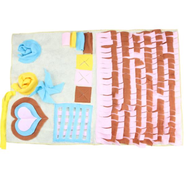 Interactive Dog Foraging Mat Silicone M L Size Non Automatic