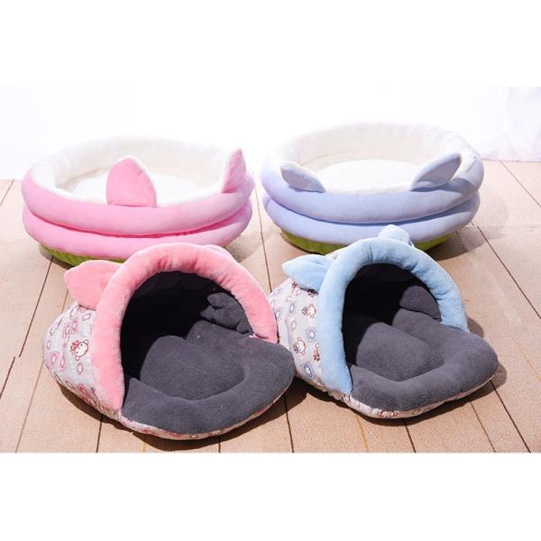 Semi Closed Pet Sleeping Bag Four Seasons Small Dog Cot Bed Nest