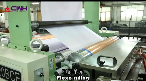 Buy Professional Notebook Making Machine Automatic Paper Ruling And Folding Production Line at wholesale prices