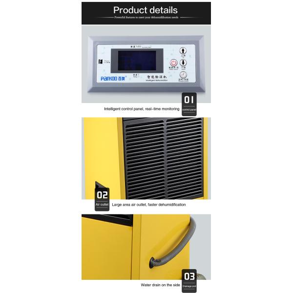 Commercial Dehumidifier Hand Push Restoration Home Dehumidifier