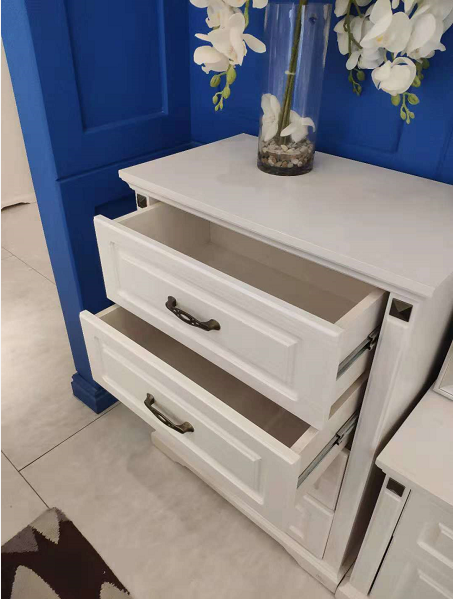 Solid Wood Frame European Contemporary Furniture , Living Room TV Stand Side Cabinet