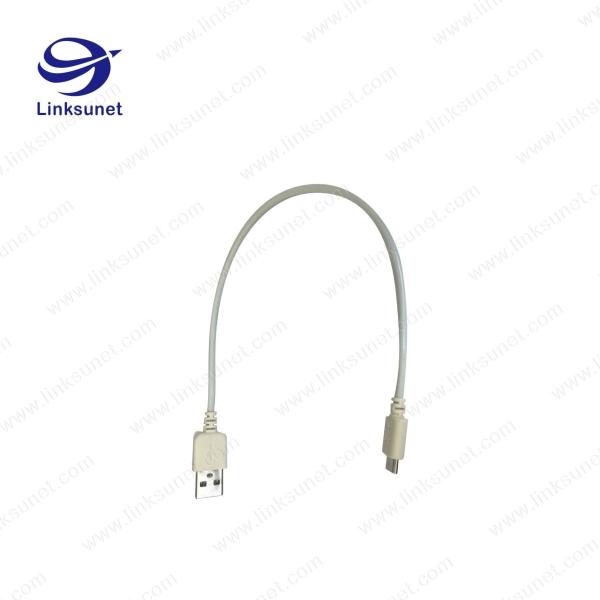 USB - A - M color cable UL94 - V0 and ul2725 tinned copper wire harness for computer