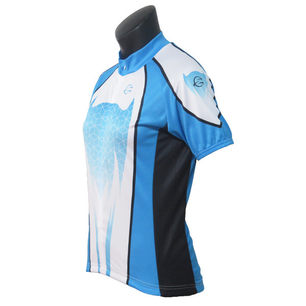 China New Arrivals Free Design Quick Dry Ladies' Short Sleeve Jersey