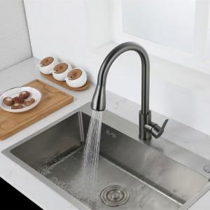 Quality SONSILL Stainless Steel Kitchen Faucet with Lever Handle Modern Style for sale