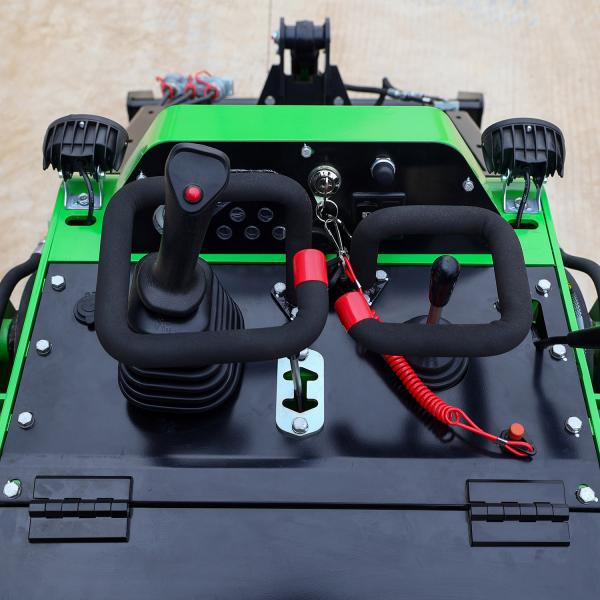 Mini Track Loader EPA Euro V Standard Green Skid Steer Loaders With Rubber Track