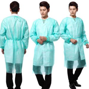 Quality Dustproof Disposable Operating Gowns , Disposable Protective Gowns Long Sleeves for sale