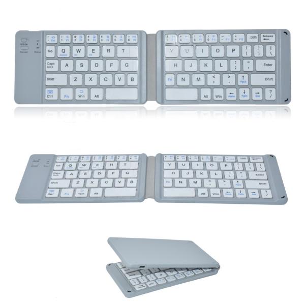 Buy Wireless Folding Bluetooth Keyboard , Ultra Slim Bluetooth Keyboard 78 Keys at wholesale prices