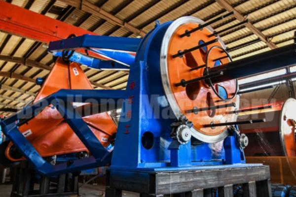 Electric Wire Cable Stranding Machine , 1+1+3 Cabling Cable Laying Equipment