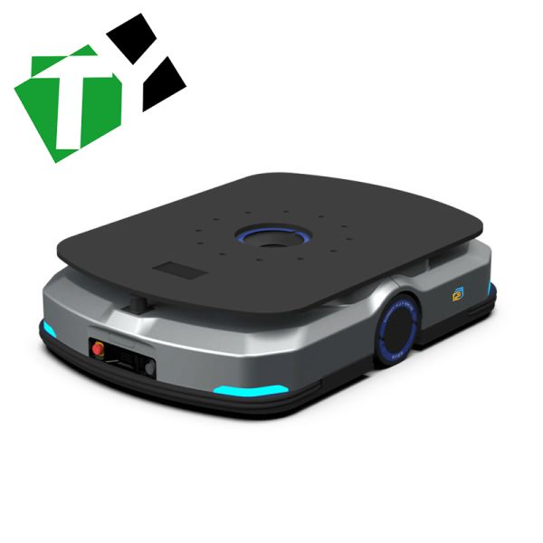 0-25 Stepless Speed Regulation AGV Automated Guided Vehicle with Back Lift and Obstacle Detection