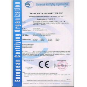 HANGZHOU DREAM WHEEL TECHNOLOGY CO.,LTD. Certifications