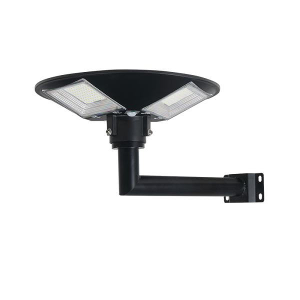 120w 200w ufo power all in one solar garden light lifepo4,outdoor pathway yard black solar garden light decorative