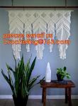 MACRAME FOLDABLE SCREEN, MACRAME WALL HANGING, MACRAME WALL HANGING, MACRAME