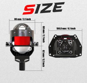 Quality Steering-assistance Laser Projector Lens TW1 70W-80W Dual Reflector Bowl Double Cores for sale