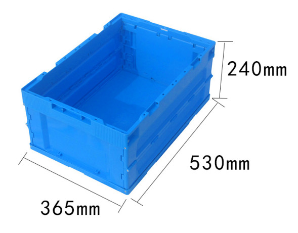 Industrial Plastic Collapsible Boxes For Transportation / Distribution Storage