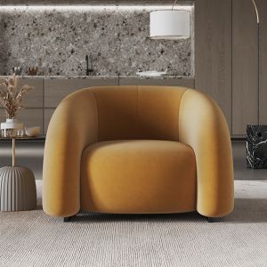Ergonomic Modern Single Sofa Chair Minimalist Personality Design