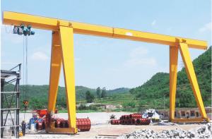 China 5 Ton Single Girder Gantry Crane , Container Gantry Crane High Speed Span 6-45m on sale