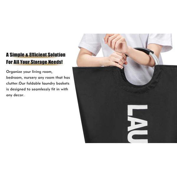 Washing Hamper Best Dirty Laundry Basket Laundry Cart With Handle, Collapsible Laundry Basket Easy Storage