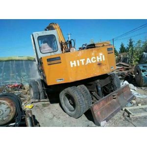 10 ton Used Hitachi Excavator ,Wheel EX100WD Excavator