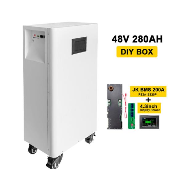 New DIY Battery Kits 48V 15KWH Box Built In JK 200A Smart BMS PB2A16S20P Support