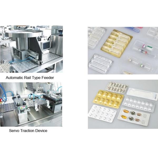 Pharmaceutical Blister Packing Machine 2.2kw Micro Computer Control
