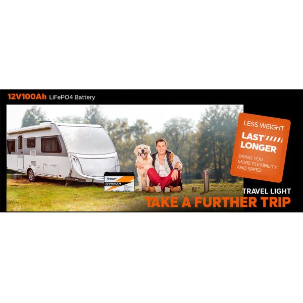 12V 100ah Lifepo4 Lithium Batteries With 10A Charger Free For Solar System EV