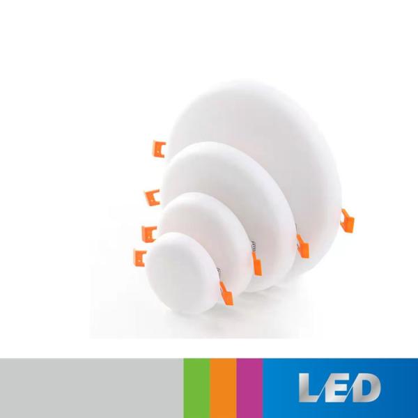 10W Round Rimless Panel LED Light 100mm Diameter For Convention Center