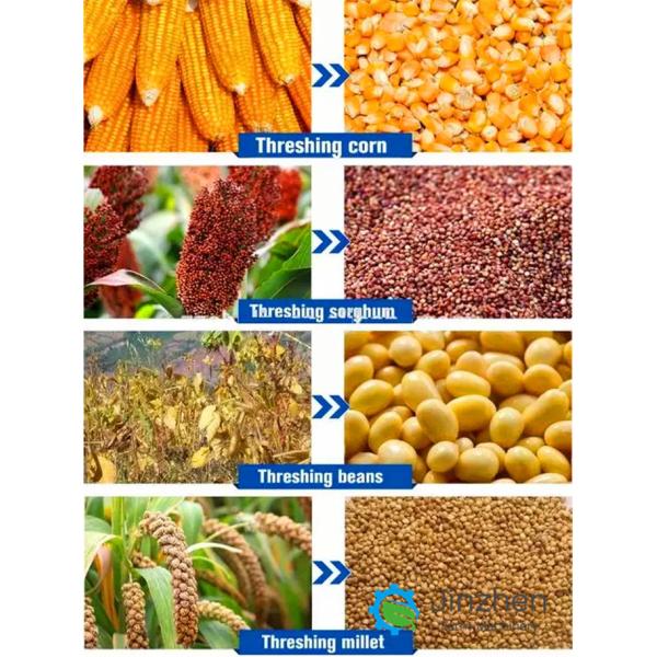 Diesel Engine Driven Grain Wheat Sorghum Rice Thresher Soybean Paddy Thresher Threshing Machine