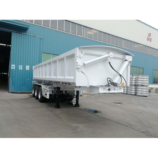 60 Tons 2 Axles Cargo Super Link Semi Trailer Delivery for Sands and Stones