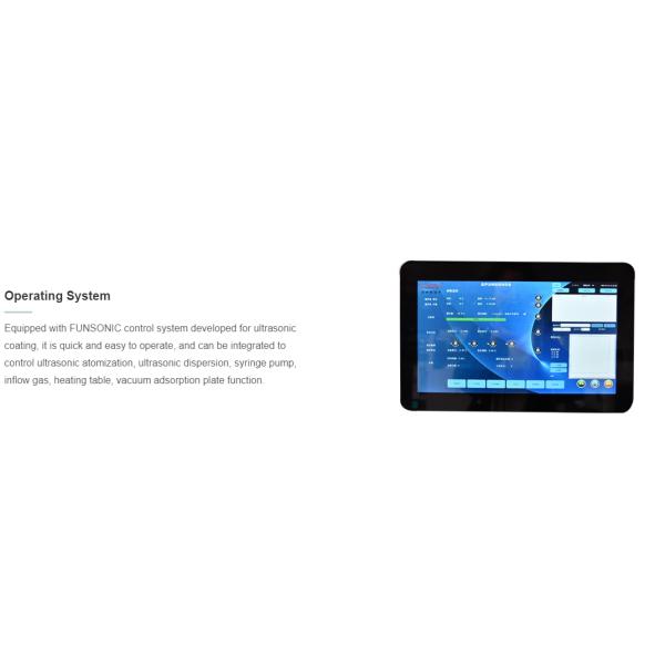 Uniform Coating Ultrasonic Spray Coater Equipment With Max Power 1-15W And Spray Uniformity ≥95%