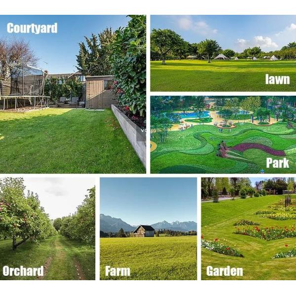 Crawler Type Four Wheel Hybrid Remote Control Lawn Mower 20mm-180mm Cutting Height