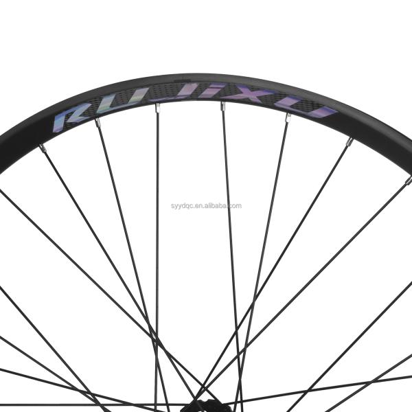 Aluminium Alloy 29er Mtb Wheelset Rainbow Mark BMX Disc Brake Black Ring