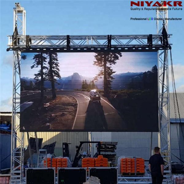 Constant Drive Curved Led Video Wall Display P3.91 P4.81 For Stage Background