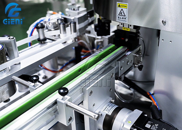 SS304 Frame Rotary Lip Balm Bottom Labeling Machine PLC Control