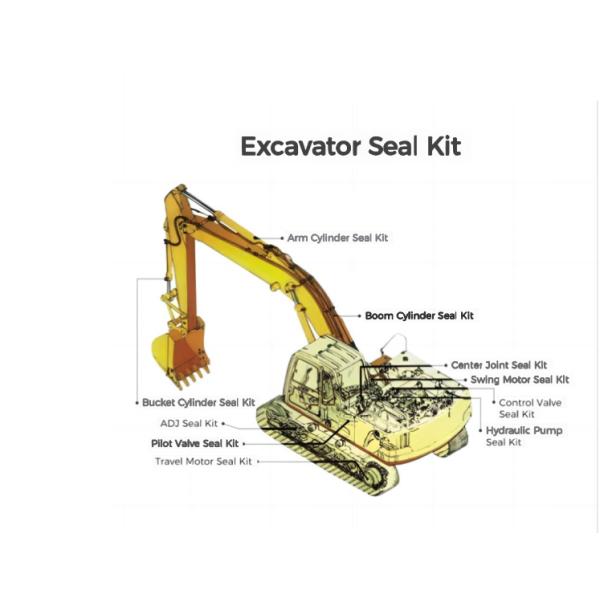 Excavator Spare Parts 6D31 Crankshaft Rear Oil Seal AH8307P