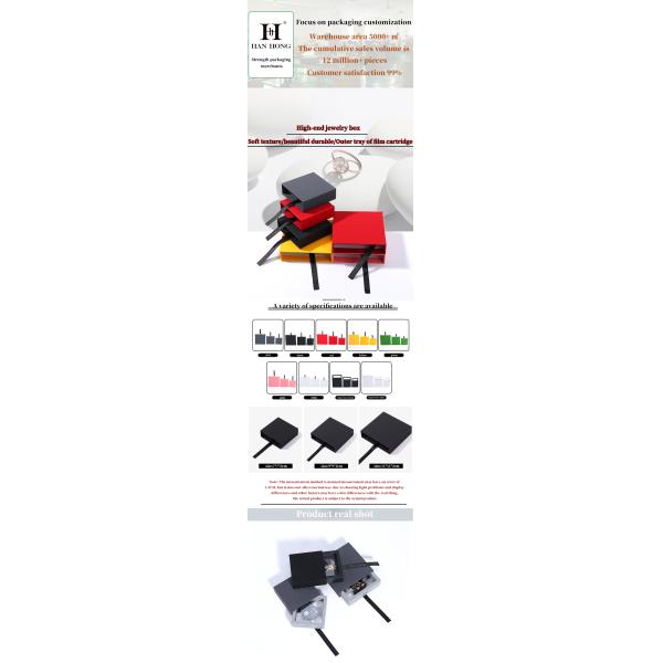 jewelry display cases Customized Color Drawer Storage Box For Rings And Earrings