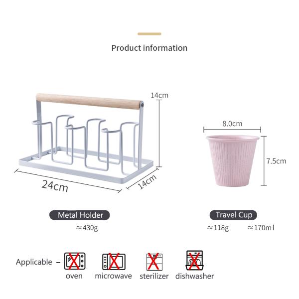 Nordic Style 170ml Ceramic Espresso Cups Colorful Stoneware Tea Travel Cup Holder