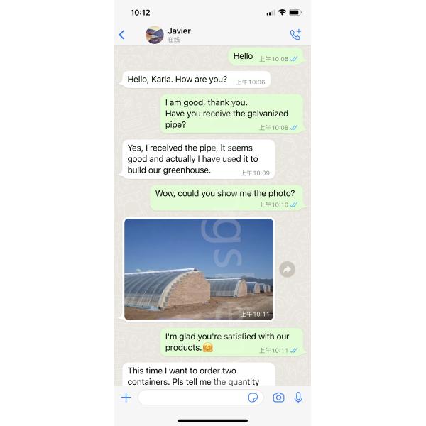 ROUND Section Shape Non-Alloy Galvanized Pipe Tube for Scaffolding Construction