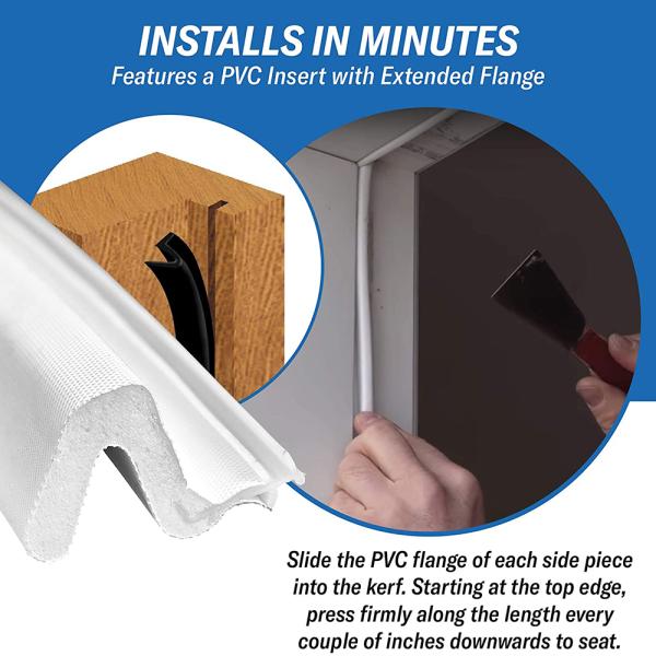 Kerf Weather Strip for Wooden Doors -40-280C PU Foam Window Seals Extruded Production