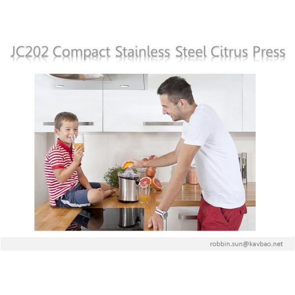 JC202 Compact Stainless Steel Citrus Press Lemon Squeezer