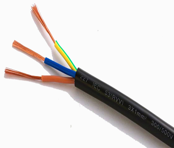 Low Voltage PVC Control Cable AWG ZR KVVR Fire Resistance Halogen Free Wire