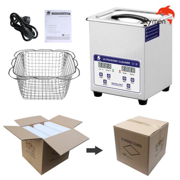 Skymen 2L 0-30 minutes SUS304 60W Bench Top Digital Ultrasonic Cleaner with Heater