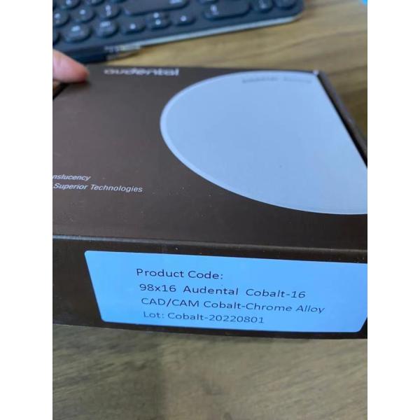 CAD CAM Dental CoCr Metal Denture Cobalt Chrome Alloy Disc CE