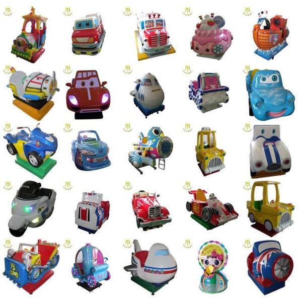 Hansel battery operated kids amusement train kiddie ride electric for sale