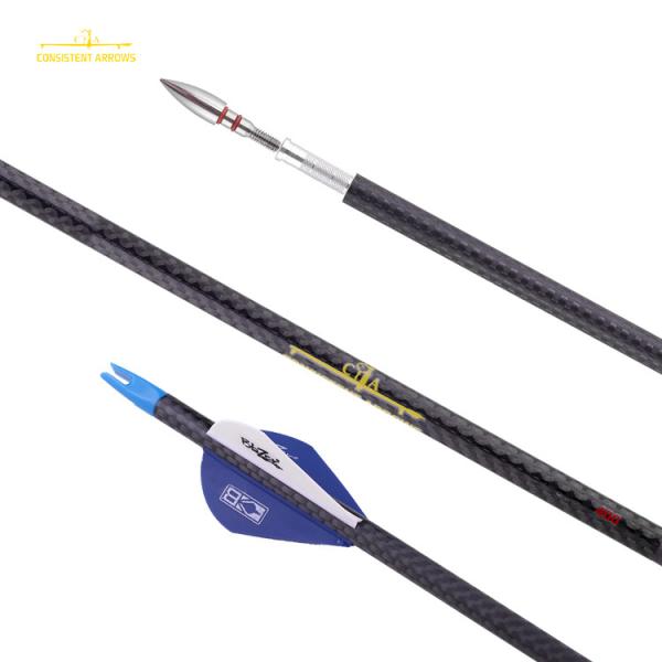 wholesale .245"(6.2mm) crosswoven fiber spine 250/300/350/400/500/600/700 hunting and target arrows