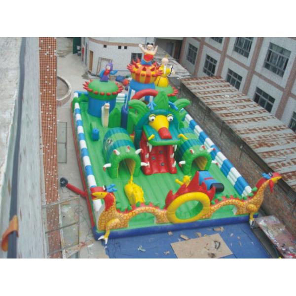 1000D Pvc Inflatable Play Center Blow Up Playground Slide