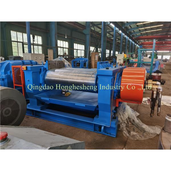 45KW 560x1000mm Xk450/560/610/660 Two Roll Open Mixing Mill Machine With Stock Blender High Efficiency