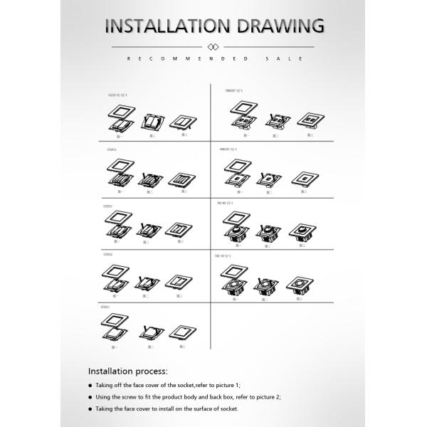 Hotel Modbus Wall Switch , Smart Home Wall Control Panel Tempered Glass